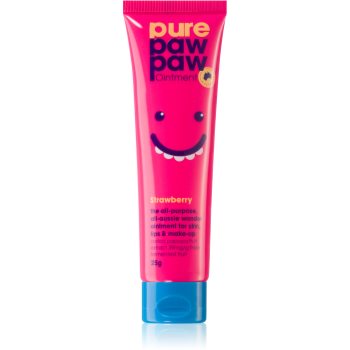 Pure paw paw strawberry balsam pentru buze crapate si pielea uscata