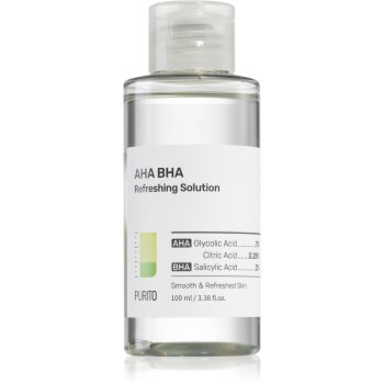 Purito AHA BHA Refreshing Solution loțiune tonică exfoliantă notino.ro