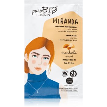 puroBIO Cosmetics Miranda Almond masca cu acid hialuronic notino.ro imagine