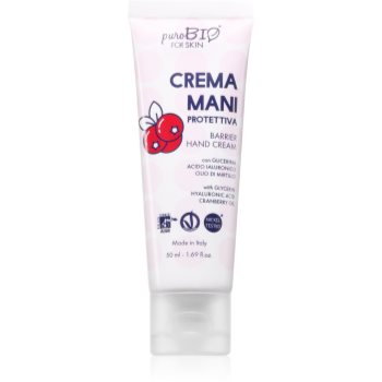 puroBIO Cosmetics Barrier Hand Cream crema protectoare pentru maini