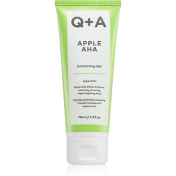Q+A Apple AHA gel exfoliant de curatare notino.ro