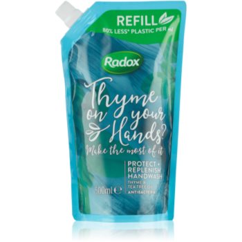 Radox Thyme on your hands? săpun lichid antibacterial notino.ro