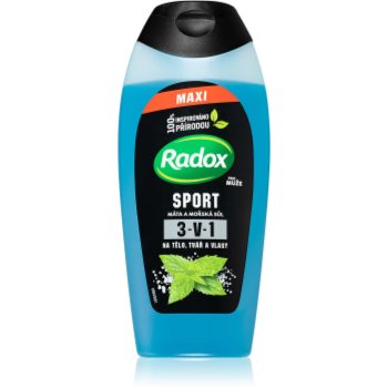 Radox Sport Mint & Sea Salt Gel de duș energizant pentru barbati