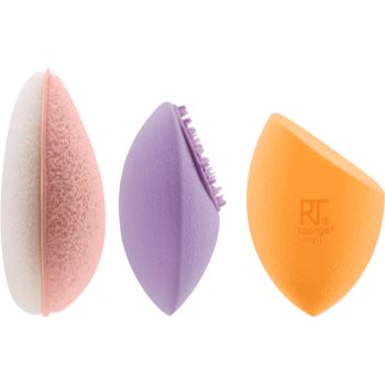 Real Techniques Sponge+ Glow Radiance set aplicatoare pentru look perfect - 1 | YEO