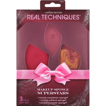 Real Techniques Makeup Sponge Superstars set aplicatoare faciale