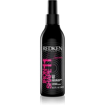 Redken Heat Styling Iron Shape 11 spray cu protecție termică, pentru aranjarea cu placa și cu ondulatorul