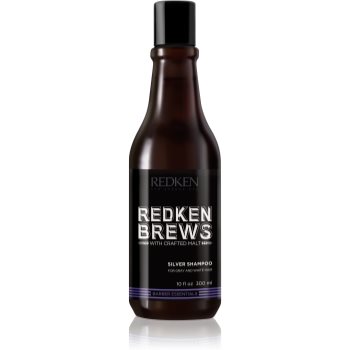 Redken Brews șampon fortifiant pentru păr alb și grizonat