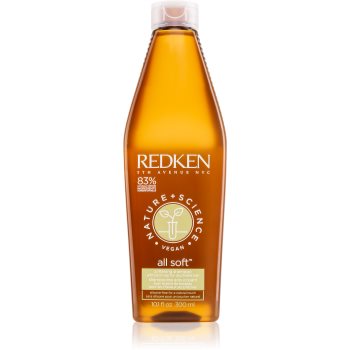 Redken Nature+Science All Soft sampon hidratant pentru păr uscat și deteriorat