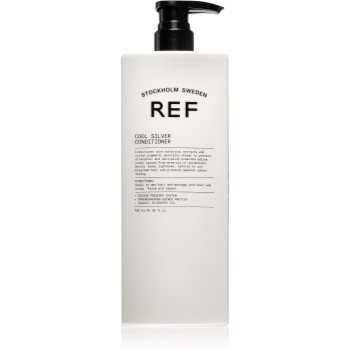 REF Cool Silver Conditioner balsam hidratant de neutralizare tonuri de galben accesorii imagine noua