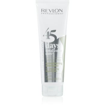 Revlon Professional Revlonissimo Color Care Șampon și balsam 2 în 1 pentru părul grizonat și alb