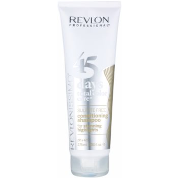 Revlon Professional Revlonissimo Color Care Sampon si balsam 2 in 1 pentru parul grizonat si alb image9