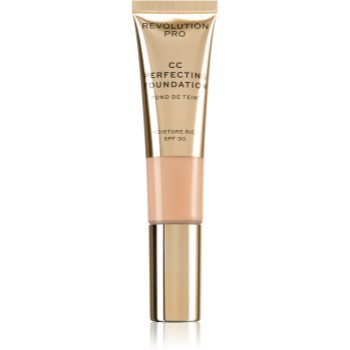 Revolution PRO CC Perfecting fond de ten hidratant si catifelant SPF 30