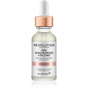 Revolution Skincare 10% Niacinamide + 1% Zinc ser pentru pori dilatati