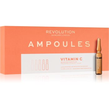 Revolution Skincare 7 Day Ampoules Vitamin C (Brightening) fiolă cu vitamina C