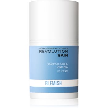 Revolution Skincare Blemish Salicylic Acid & Zinc PCA crema gel pentru hidratare. pentru ten gras si problematic