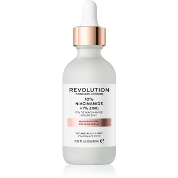 Revolution Skincare Niacinamide 10% + Zinc 1% ser pentru pori dilatati 10% imagine noua