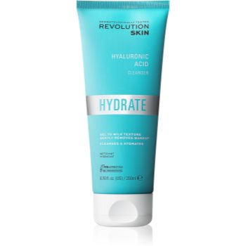 Revolution Skincare Hydrate Hyaluronic Acid gel crema restorativ pentru curatare delicata notino.ro