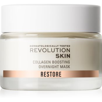Revolution Skincare Restore Collagen Boosting cremă-mască de noapte regeneratoare pentru stimularea secreției de colagen accesorii imagine noua