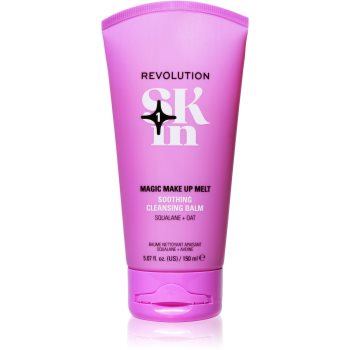 Revolution Skincare Go Gentle Squalane & Oat Soothing Cleansing Balm Balsam pentru curatare intensa cu efect calmant