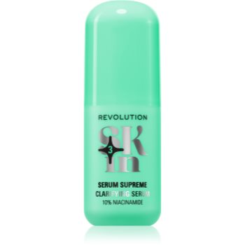 Revolution Skincare Clearly Clarify 10% Niacinamide Serum Clarifying Serum ser cu efect iluminator impotriva imperfectiunilor pielii
