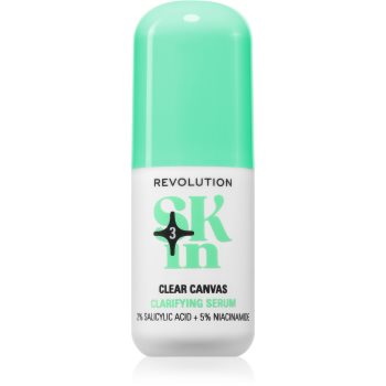 Revolution Skincare Clearly Clarify 5% Niacinamide & 2% Salicylic Clarifying Serum ser exfoliant de netezire cu niacinamidă