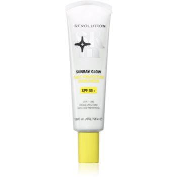 Revolution Skincare Sunray Glow Daily Protection crema de soare pentru fata pentru o piele mai luminoasa