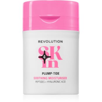 Revolution Skincare Go Gentle Peptide & Hyaluronic Acid Moisturiser crema de fata cu efect calmant