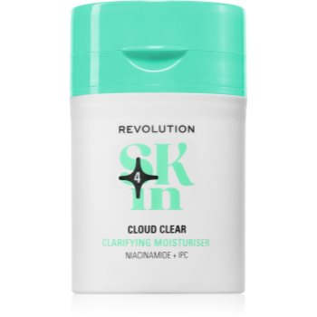 Revolution Skincare Clearly Clarify Cloud Clear crema de zi hidratanta si hranitoare cu niacinamidă