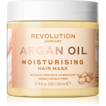Revolution Haircare Hair Mask Argan Oil masca pentru hidratare intensiva pentru păr accesorii imagine noua