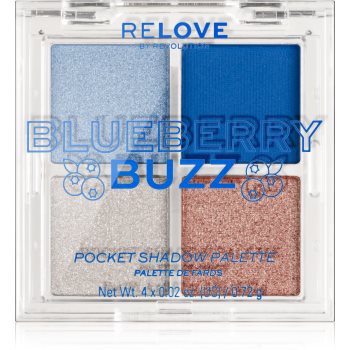 Revolution Relove Pocket Palette paletă cu farduri de ochi