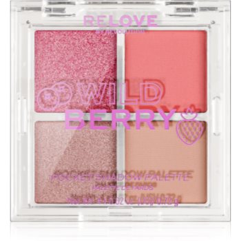 Revolution Relove Pocket Palette paletă cu farduri de ochi