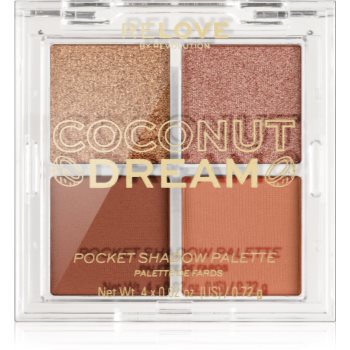 Revolution Relove Pocket Palette paletă cu farduri de ochi