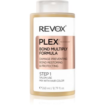 Revox B77 PLEX Bond Multiply Formula. Step 1 Ingrijire protectoare pentru par degradat sau tratat chimic