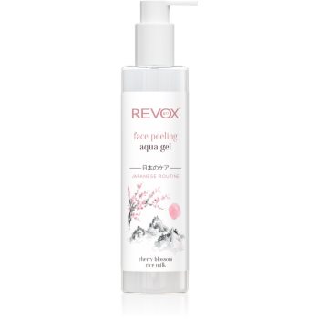Revox B77 Japanese Routine Face Peeling Aqua Gel curatare usoara dupa exfoliere faciale