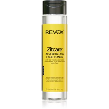 Revox B77 Zitcare AHA BHA PHA Active Face Toner tonic bland de curatare