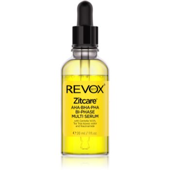 Revox B77 Zitcare AHA BHA PHA Bi-Phase Multi Serum ser bifazic pentru netezirea și matifierea tenului