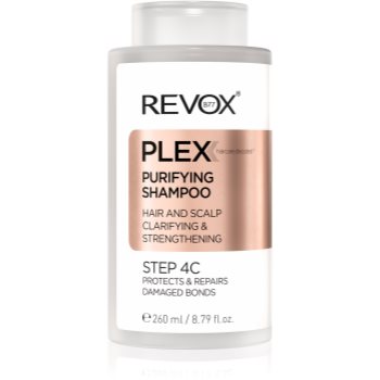 Revox B77 PLEX Purifying Shampoo. Step 4C sampon pentru curatare pentru întărirea părului deteriorat