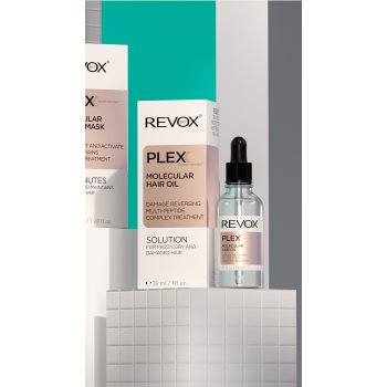 Revox B77 PLEX Molecular Hair Oil ulei pentru întărirea părului deteriorat - 1 | YEO