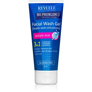 Revuele No Problem Salicylic Acid gel matifiant de curatare cu acid salicilic