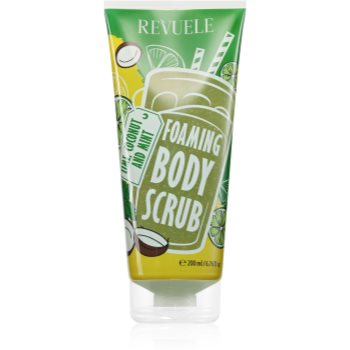 Revuele Foaming Body Scrub Lime, Coconut and Mint exfoliant pentru corp