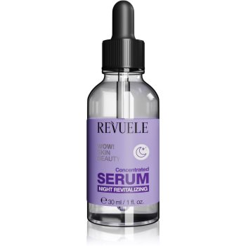 Revuele WOW! Skin Beauty Concentrated Serum Night Revitalizing ser impotriva ridurilor cu efect de hidratare