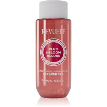 Revuele Plum & Bloom Allure Fragranced Brightening Shower Gel gel parfumat pentru duș cu efect iluminator