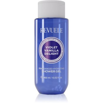 Revuele Violet Vanilla Delight Fragranced Hydrating Shower Gel gel parfumat pentru duș cu efect de hidratare