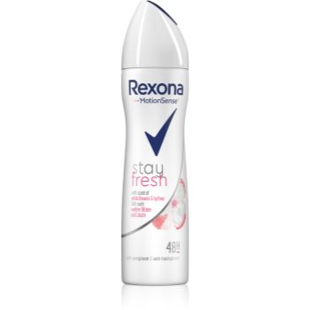 Rexona Stay Fresh White Flowers & Lychee spray anti-perspirant 48 de ore notino.ro