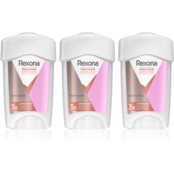 Rexona Maximum Protection Confidence crema antiperspirantă pentru a reduce transpirația ambalaj economic