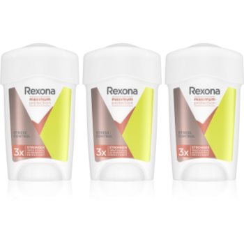 Rexona Maximum Protection Stress Control crema antiperspirantă pentru a reduce transpirația ambalaj economic