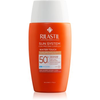 Rilastil Sun System Water Touch fluid protector tonifiant pentru față SPF 50+