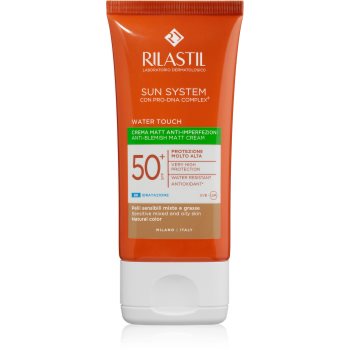 Rilastil Sun System Water Touch crema de fata cu efect de protectie pentru ten gras și mixt