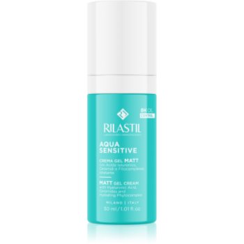 Rilastil Aqua Sensitive gel crema matifianta cu efect de hidratare