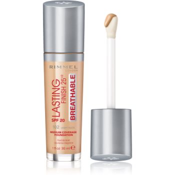 Rimmel Lasting Finish 25H Breathable fond de ten lichid SPF 20